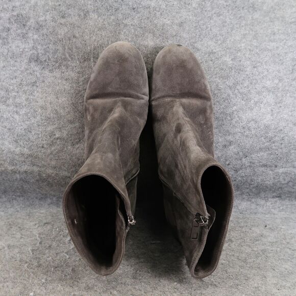 Vince Shoes Womens 9 Booties Fashion Suede Blakely Block Heel Classic Ankle Boot - Picture 8 of 15